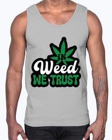 In weed we trust 660#- marijuana- Cotton Tank