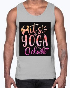 It s yoga O clock  345#- yoga- Cotton Tank
