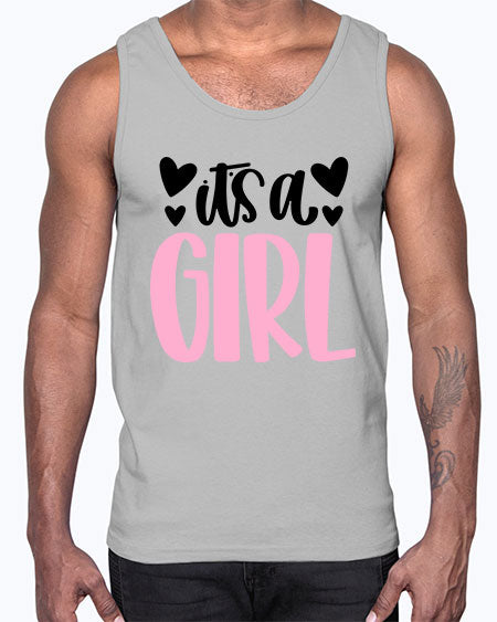 Its A Girl Style 356#- baby- Cotton Tank