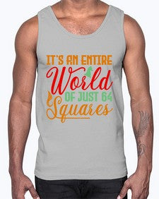 Its an entire world of just squares 124#- chess- Cotton Tank