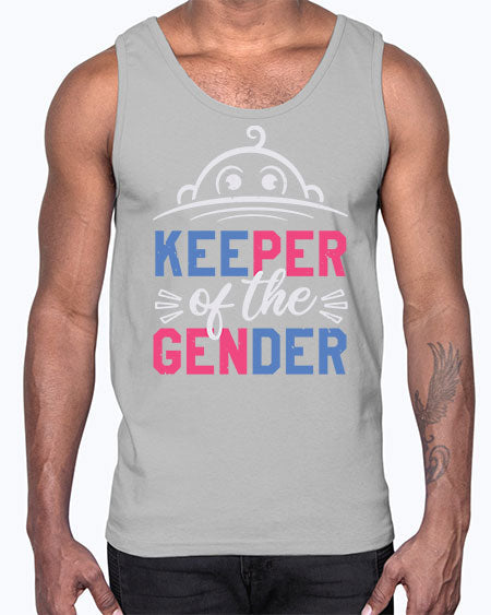 Keeper of the gender Style 135#- baby shower- Cotton Tank