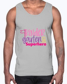 Kindergarten Superhero 440#- kindergarten- Cotton Tank