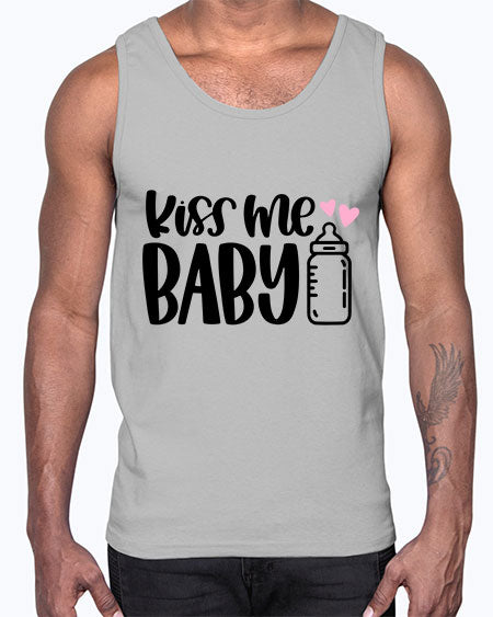 Kiss Me Baby Style 360#- baby- Cotton Tank