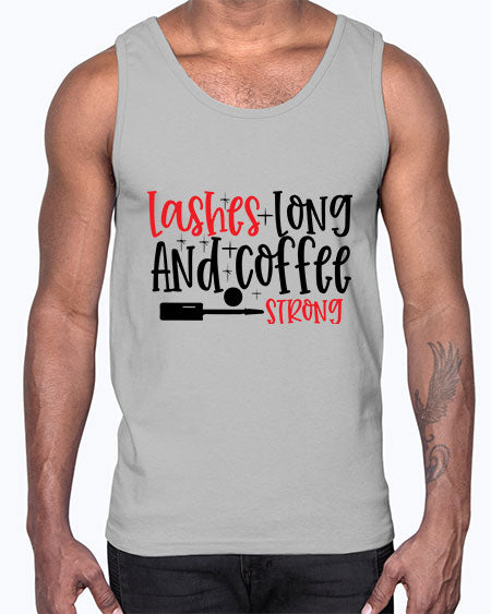 Lashes Long And Coffee Strong Style 232#-makeup Cotton Tank