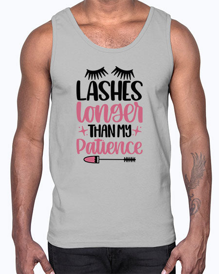 Lashes Longer Than My Patience Style 66#-makeup Cotton Tank
