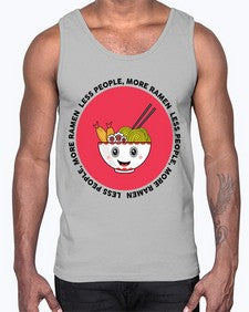 Less People More Ramen 1283#- Ramen- Cotton Tank