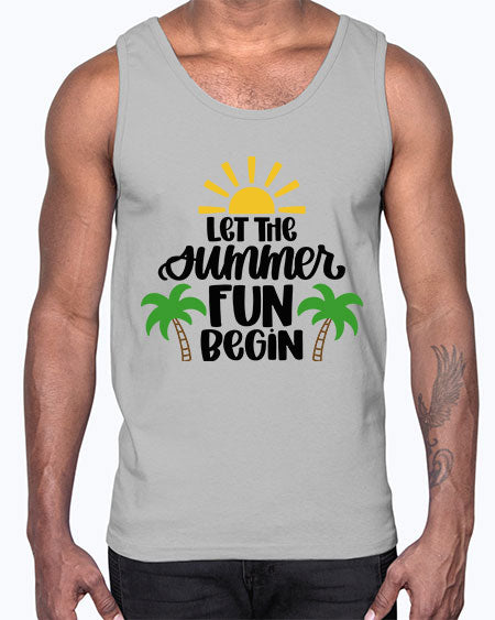 Let The Summer Fun Begin Style 35#- summer- Cotton Tank