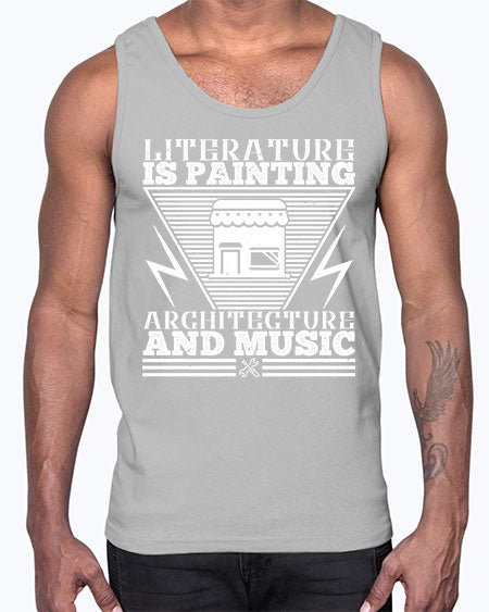 Literature is painting architecture and music Style 275#- architect- Cotton Tank