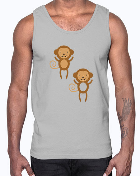 Little_monkeys_MF_5814- monkey- Cotton Tank