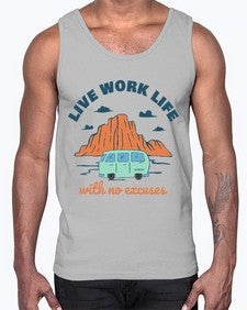 Live Work Life 6#- internet- Cotton Tank