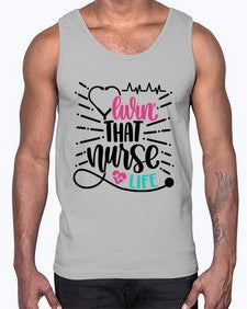 Livin That Nurse Life Style Style 1061#- nurse- Cotton Tank