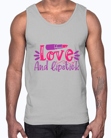 Love And Lipstick Style 225#-makeup Cotton Tank