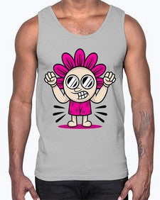 Mad flower 163#- cartoon general- Cotton Tank
