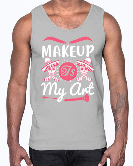 Makeup Is My Art Style 193#-makeup Cotton Tank