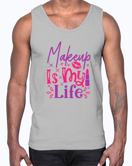 Makeup Is My Life Style 224#-makeup Cotton Tank