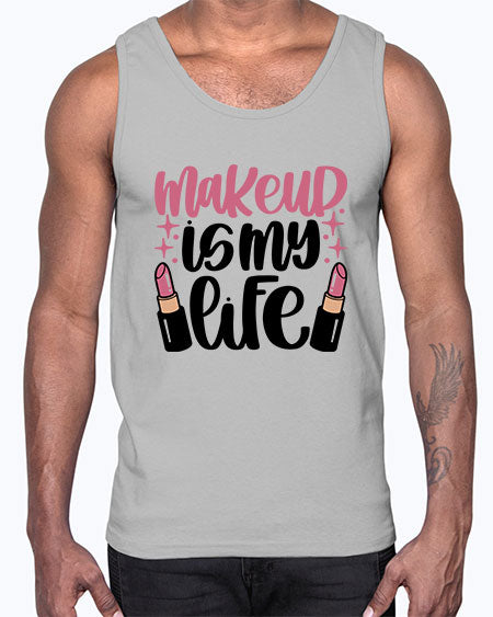 Makeup Is My Life Style 44#-makeup Cotton Tank