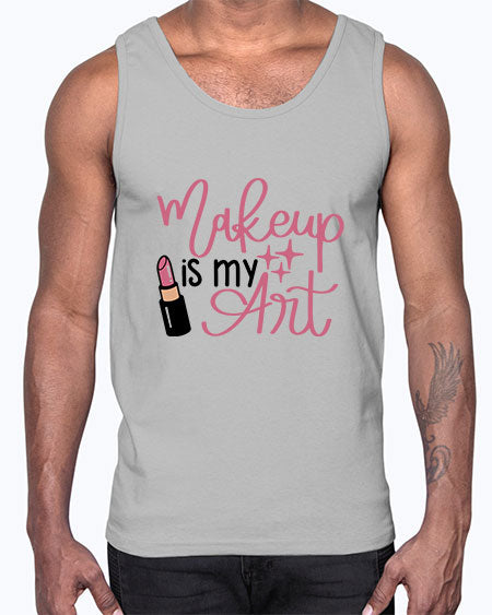 Makeup is my Art Style 47#-makeup Cotton Tank
