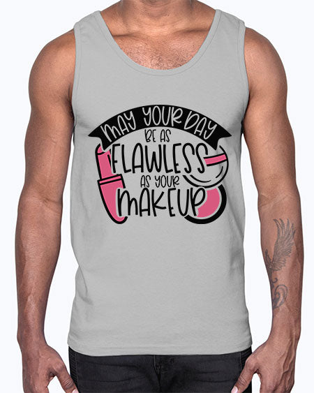 May Your Day Be As Flawless As Your Makeup Style 38#-makeup Cotton Tank