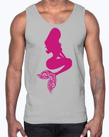 MermaidMandalaUpdated 933#- mandala- Cotton Tank