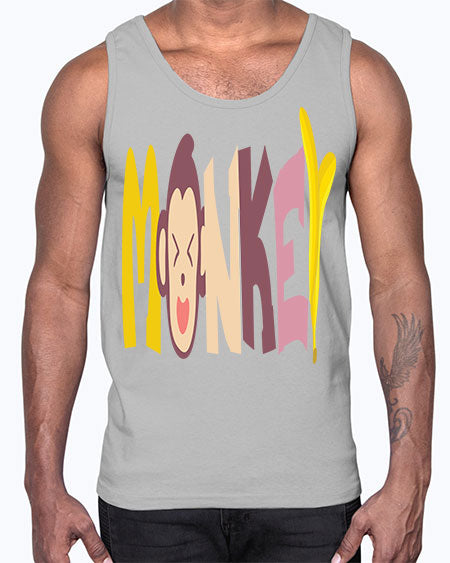 Monkey Banana 11#- monkey- Cotton Tank