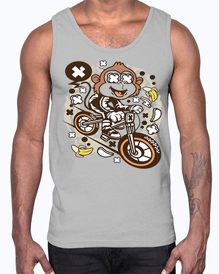 Monkey Downhill- monkey- Cotton Tank