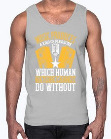 Music produces a kind of pleasure which human nature cannot do without 36#- dance2- Cotton Tank