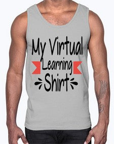 My Virtual Learning Shirt 555#- librarian- Cotton Tank
