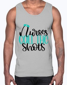 Nurses Call The Shots Style Style 1236#- nurse- Cotton Tank