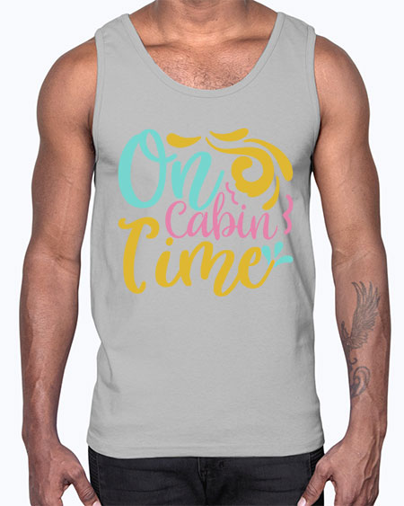 ON CABIN TIME Style 59#- summer- Cotton Tank