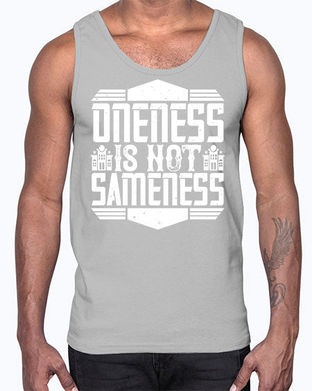 Oneness is not sameness Style 336#- architect- Cotton Tank