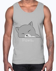 Paws- cats- Cotton Tank