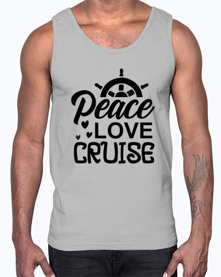 Peace love cruise 01#- summer- Cotton Tank
