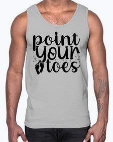 Point your toes 172#- ballet- Cotton Tank