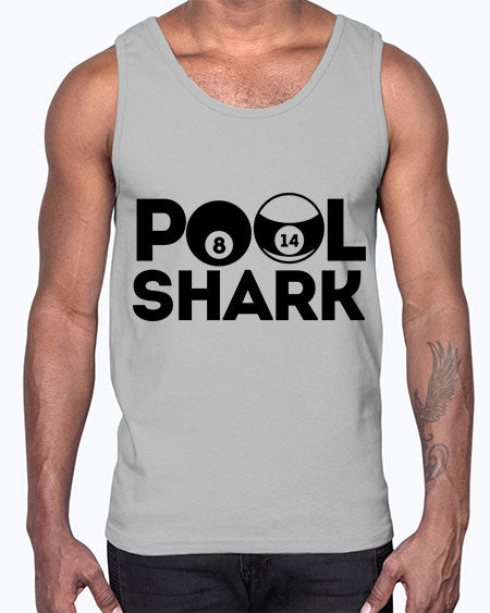 Pool shark 566#- billards- Cotton Tank