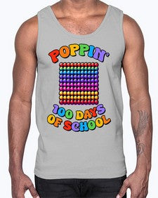 Poppin my way through 650#- one hundred days- Cotton Tank