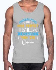 Programmers have perfect vision 18#- computer- Cotton Tank