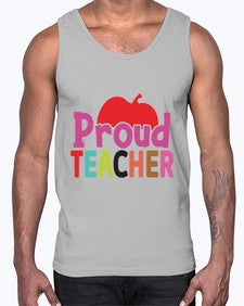 Proud Teacher 1341#- teacher- Cotton Tank