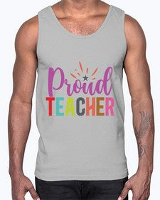 Proud Teacher 1343#- teacher- Cotton Tank