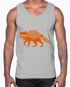 RacoonMandala 1010#- mandala- Cotton Tank