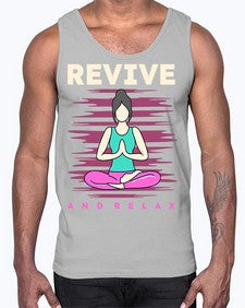 Revive and Relax 500#- yoga- Cotton Tank