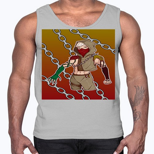 Rose and demon 75#- anime- Cotton Tank