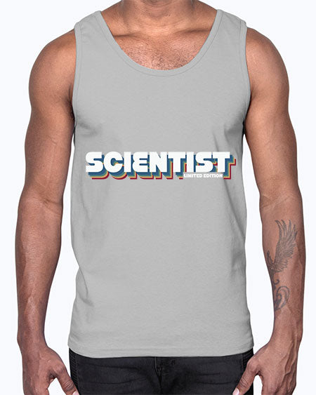 SCIENTISTFunnyJobLimitedEditionScientistSkinite Scientist Skinite 41#- general science- Cotton Tank
