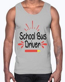 School Bus Driver 793#- graduation- Cotton Tank