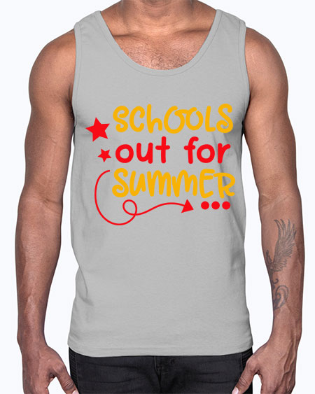 SchoolsOutSummer 83#- summer- Cotton Tank
