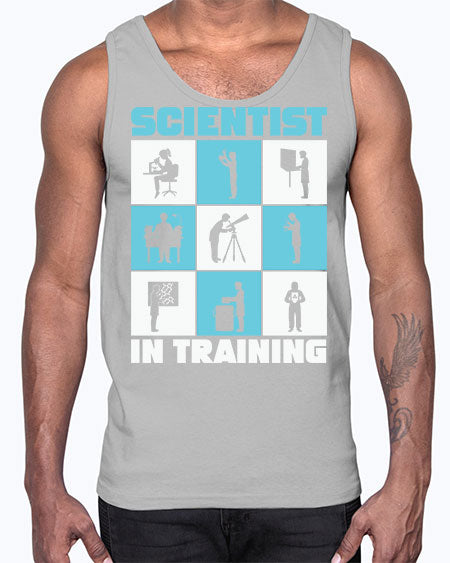 ScientistInTrainingScienceScientistSkinite Scientist Skinite 40#- general science- Cotton Tank