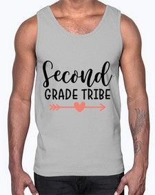 Second Grade Tribe 837#- second grade- Cotton Tank