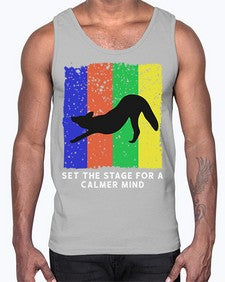 Set the Stage 515#- yoga- Cotton Tank