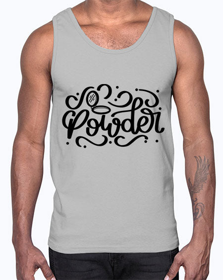 SinglePowder Style 24#-makeup Cotton Tank
