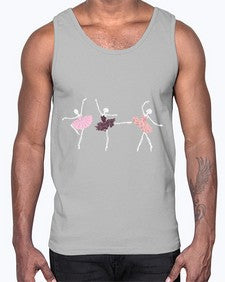 Skeleton ballerinas ballet halloween ballet 184#- ballet- Cotton Tank