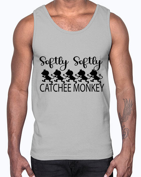 Softly softly catcher monkey - monkey- Cotton Tank